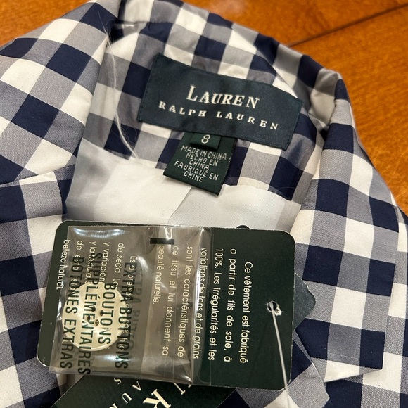 Lauren by Ralph Lauren silk jacket size 8    NWT - Picture 7 of 7